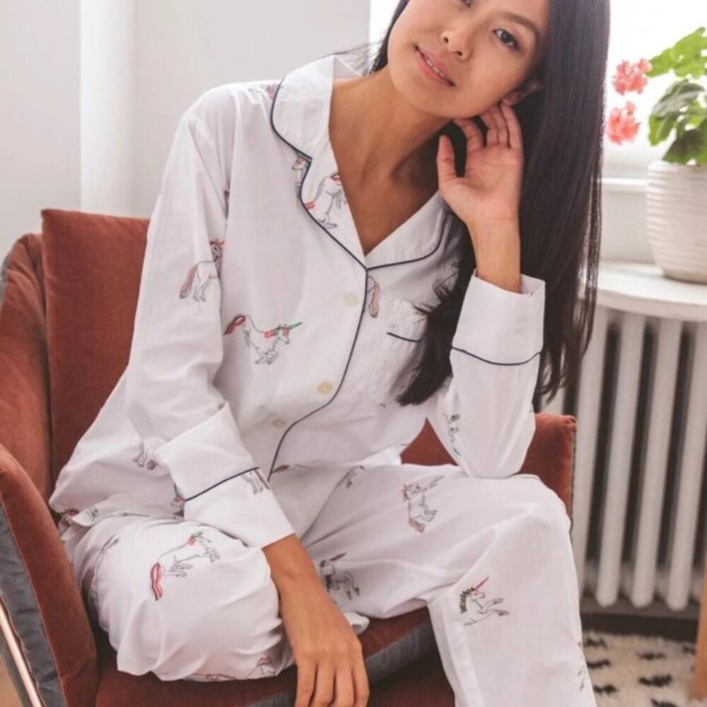 Printfresh Rainbow Unicorn Embroidered Pajama Pan… - image 1